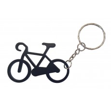 Bike Black Metal Keyring